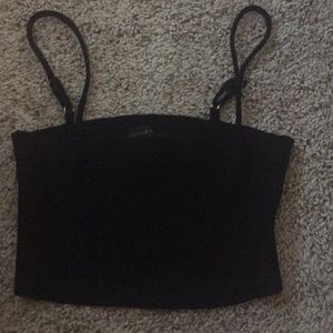 black crop top